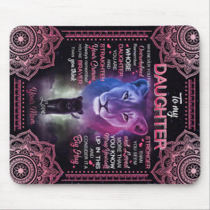 Personalised To My Daughter Blanket, Mouse Pad