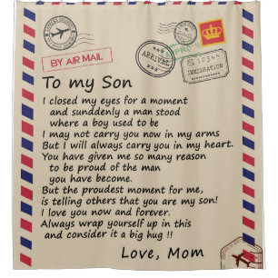 Personalised To My Daughter From Mum Shower Curtain