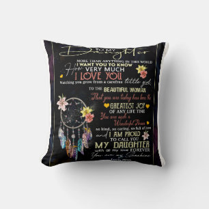 Personalised To My Daughter, Love From Mum Cushion