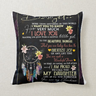 Personalised To My Daughter Love From Mum Cushion