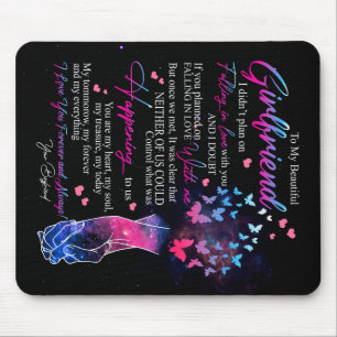 Personalised To My Gorgeous Girlfriend From Boyfri Mouse Pad