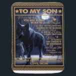 Personalised To My Son Birthday Gift, Baby Blanket<br><div class="desc">Personalised To My Son Birthday Gift, </div>