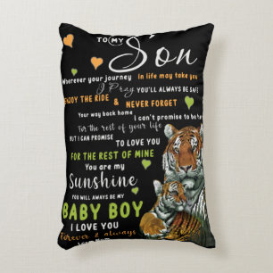 Personalised To My Son From Love Mum Decorative Cushion