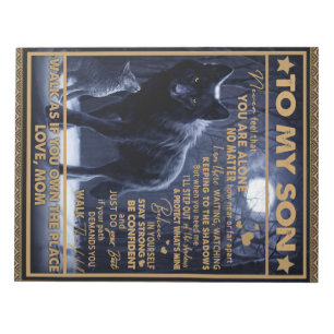 Personalised To My Son, Son Birthday Gift Notepad