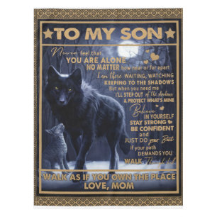 Personalised To My Son, Son Birthday Gift Tablecloth