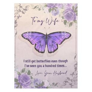 Personalised To My Wife Love Letter From Husband Tablecloth