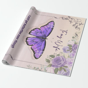 Personalised To My Wife   Love Letter From Husband Wrapping Paper