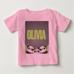 Personalised Toddler Clothes – Custom Name Kids Sh Baby T-Shirt