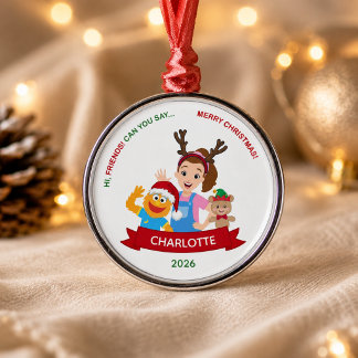 Personalised Toddler Ornament, Ms. Rachel Ornament