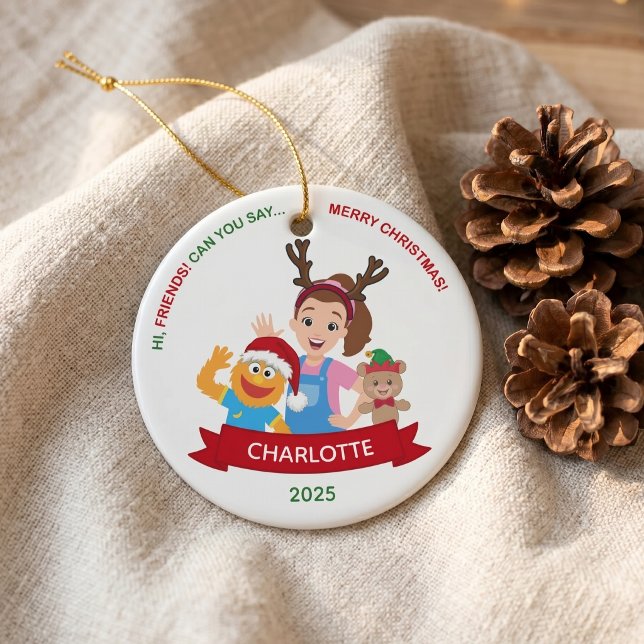Personalised Toddler Ornament, Ms. Rachel Ornament (Creator Uploaded)