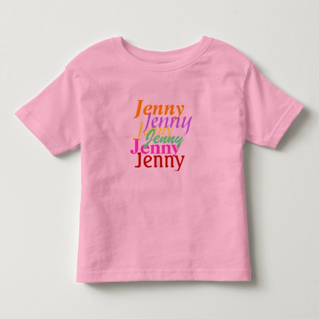 Personalised Toddler T-shirt (Front)