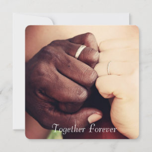Personalised "Together Forever" Add a Photo Card