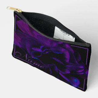 Personalised Toiletry Bag  - Blue & Purple Flower