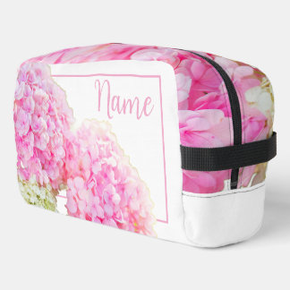 Personalised Toiletry Bag - Pink Hydrangea
