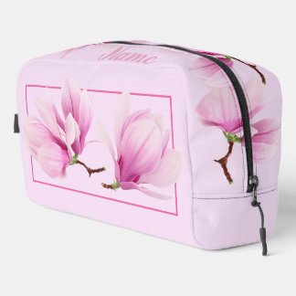 Personalised Toiletry Bag - Pink Magnolia