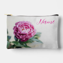 Personalised Toiletry Bag  - Pink Peony