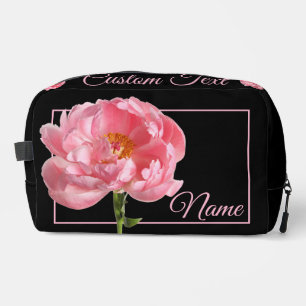 Personalised Toiletry Bag - Pink Peony