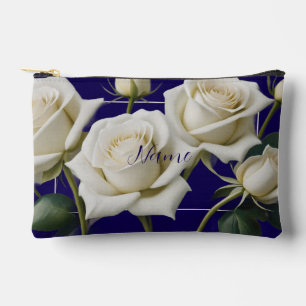 Personalised Toiletry Bag - White Rose