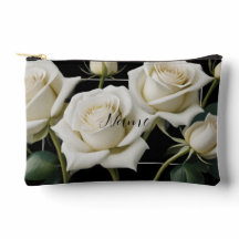 Personalised Toiletry Bag  - White Rose