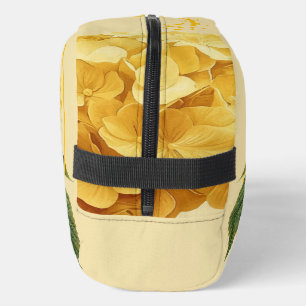 Personalised Toiletry Bag - Yellow Hydrangea