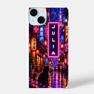 Personalised Tokyo Neon Custom Name Phone Case