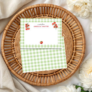 Personalised Tomato Italian theme Notecard