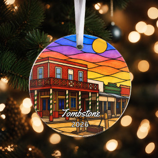 Personalised Tombstone Acrylic Ornament, Custom Ar Ornament