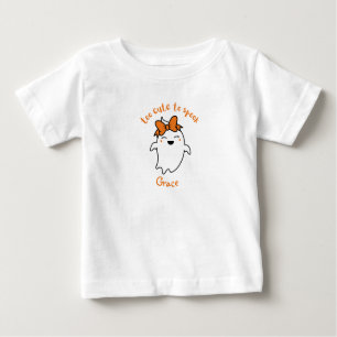 Personalised Too Cute To Spook Halloween Baby T-Shirt