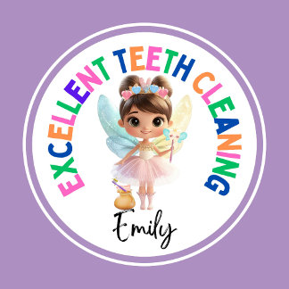 Personalised Tooth Fairy Sticker – Reward Sticker