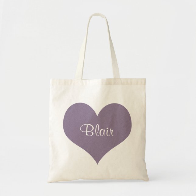 Personalised Tote Bag Custom Bridesmaid Gift Bag (Front)