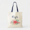 Personalised Tote Bag. Floral Tote Bag. Bridesmaid