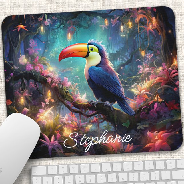 Personalised Toucan Paradise Mouse Pad (Creator Uploaded)
