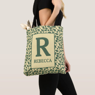 Personalised Touch of Nature Leafy Tote Bag