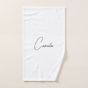 Personalised Towel, Turkish Beach & Hand Towel – B