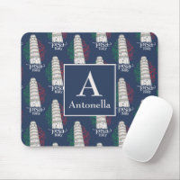Personalised Tower of Pisa with Monogram and Name