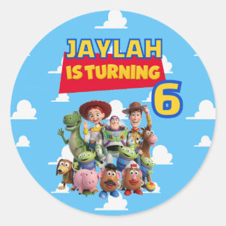 Personalised Toy Story Birthday Stickers | Custom
