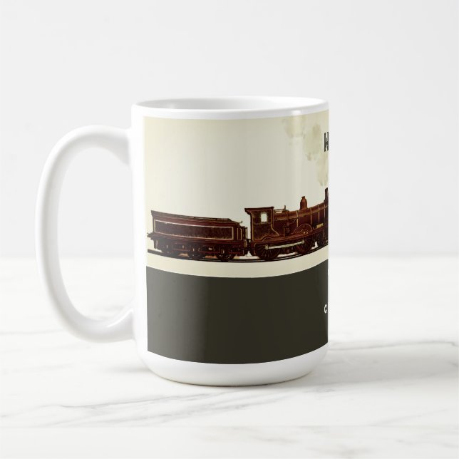 Personalised Train Lover Coffee Mug (Left)