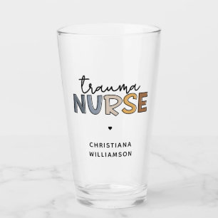 Personalised Trauma Nurse Trauma Nursing Gifts Glass