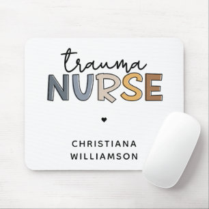 Personalised Trauma Nurse Trauma Nursing Gifts Mouse Pad