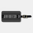 Personalised travel luggage tag | elegant style