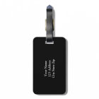 Personalised travel luggage tag | elegant style