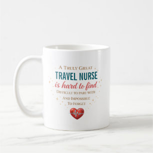 Personalised Travel Nurse Appreciation Quote Coffee Mug