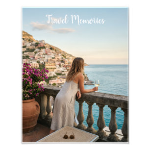 Personalised Travel Photo Frame Print