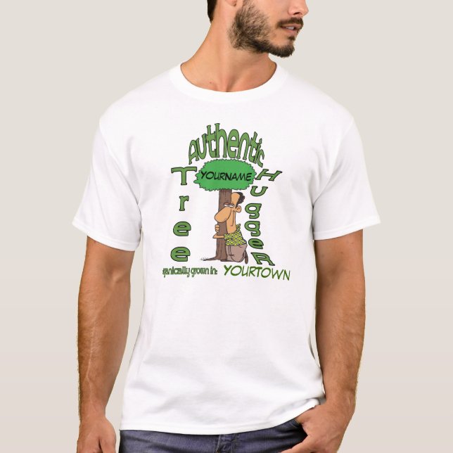 Personalised Tree Hugger Shirt (Front)