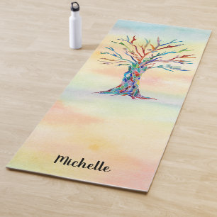 Personalised Tree of Life Yoga Mat