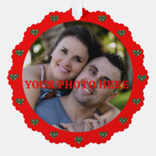 Personalised Tree Trim / Card Photo Ornament