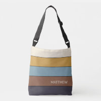 Personalised Trendy Colourful Stripes Art