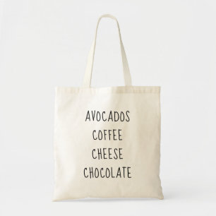 Personalised Trendy Shopping List Tote Bag