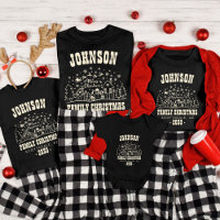 Personalised Trendy Snowman Family Christmas