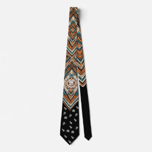Personalised Tribal Geometric -Father's Day Gift Tie